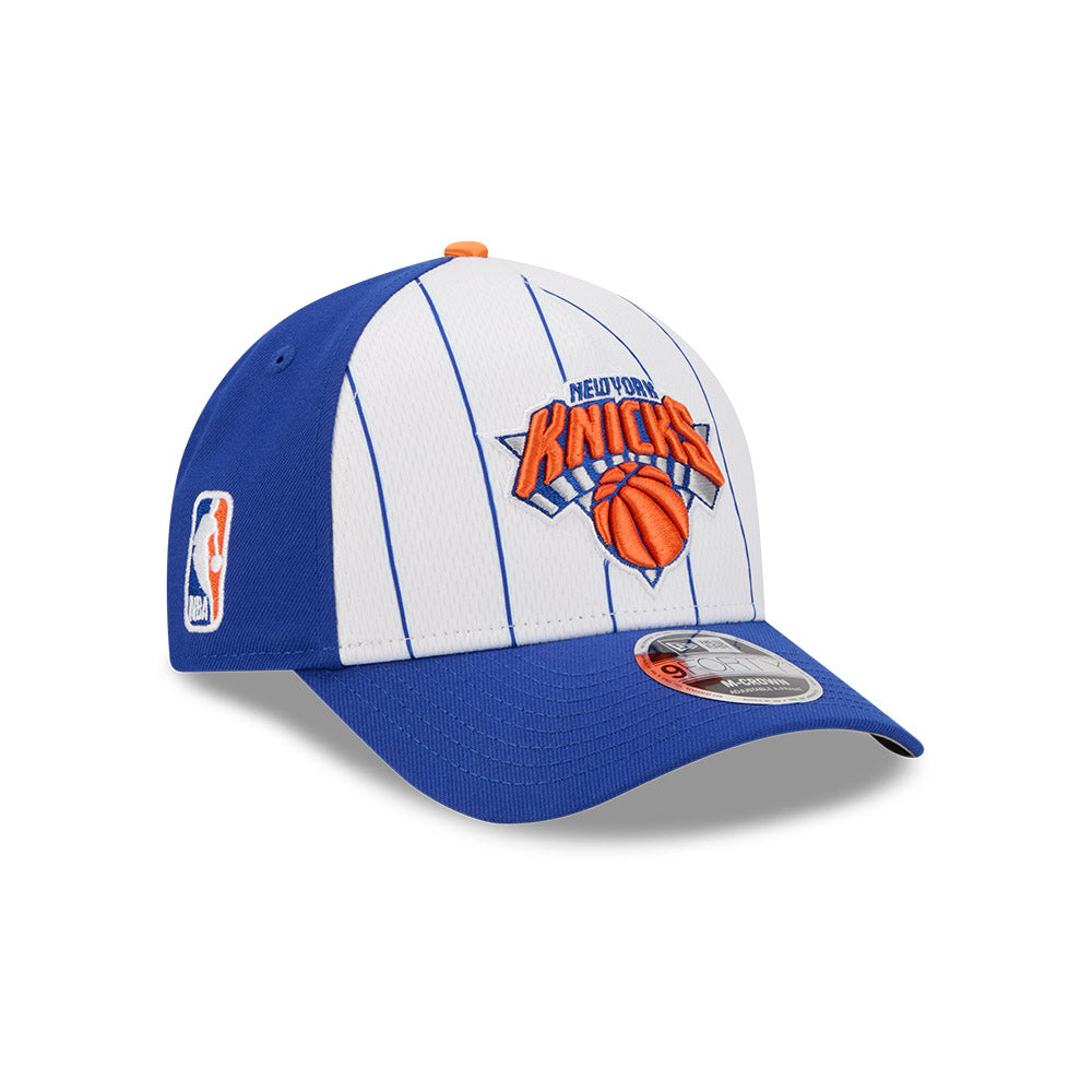 New York Knicks Hat - 2025 Tip-Off 9Forty M-Crown A-Frame Snapback Cap - New Era